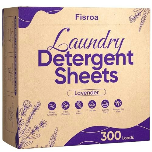 Laundry Detergent Sheets 300-Load Lavender: $9.85 Laundry Detergent Sheets 300-Load Lavender: $9.85