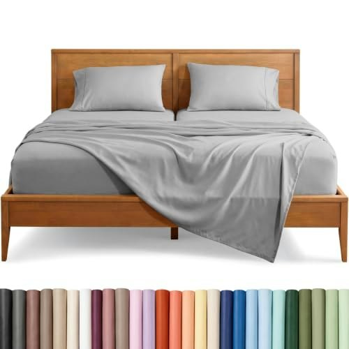 Bare Home Split California King Sheet Set: $42.49