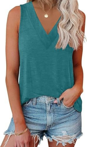 EyMuse Women's V-Neck Tank Top: $11.04 EyMuse Women's V-Neck Tank Top: $11.04