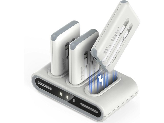 Goodaaa 10,000mAh Portable Charger 3-Pack: $136.48