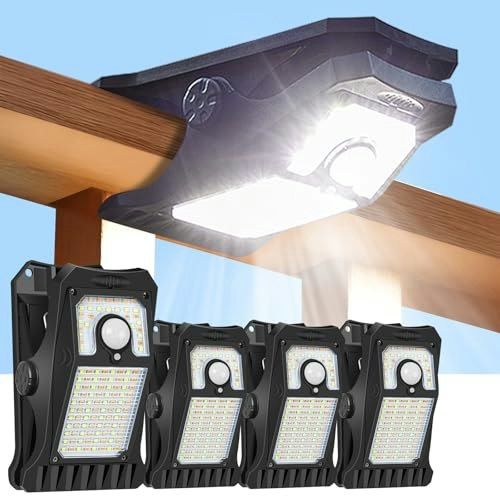 Lifengsoler 118-LED Solar Motion Sensor Lights 4-Pack: $49.99