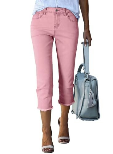 Sidefeel Women's Straight Leg Capri Jeans: $27.98 Sidefeel Women's Straight Leg Capri Jeans: $27.98