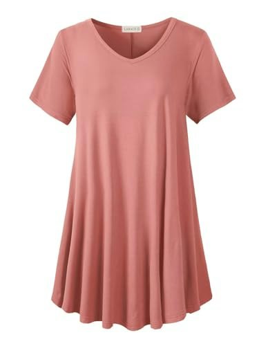 Larace Women's V-Neck Short Sleeve Plus Size Top: $9.98 Larace Women's V-Neck Short Sleeve Plus Size Top: $9.98