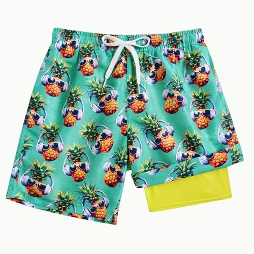 Swimsobo Boys 2-in-1 Compression Liner Swim Trunks: $14.99 Swimsobo Boys 2-in-1 Compression Liner Swim Trunks: $14.99