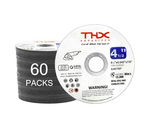 THX 4.5-inch Cut-Off Wheel 60-Pack: $22.09 THX 4.5-inch Cut-Off Wheel 60-Pack: $22.09
