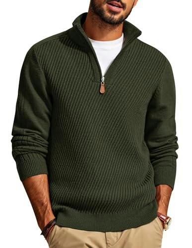 PJ Paul Jones Men's Quarter Zip Textured Pullover: $25.49 PJ Paul Jones Men's Quarter Zip Textured Pullover: $25.49