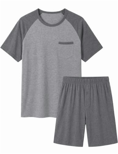 Ekouaer Men's Bamboo Viscose Pajama Set: $19.99