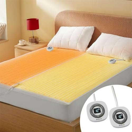 Bedsure King Electric Heated Mattress Pad: $84.99