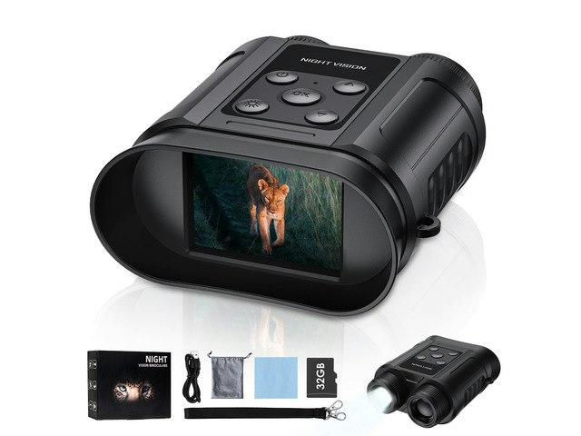 Night Vision Binoculars with 32GB Card: $119.99 Night Vision Binoculars with 32GB Card: $119.99