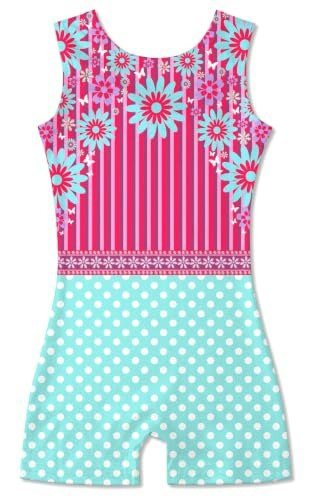 Girls' Gymnastics Leotard and Shorts Set: $8.49 Girls' Gymnastics Leotard and Shorts Set: $8.49