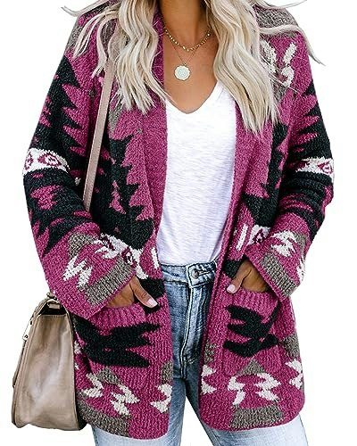 Ferbia Women's Boho Aztec Open Front Cardigan: $29.74 Ferbia Women's Boho Aztec Open Front Cardigan: $29.74