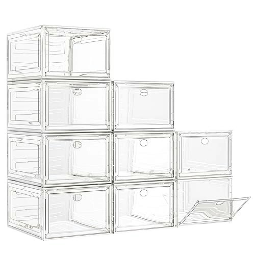 Stackable Magnetic Clear Shoe Organizer: $53.96 Stackable Magnetic Clear Shoe Organizer: $53.96