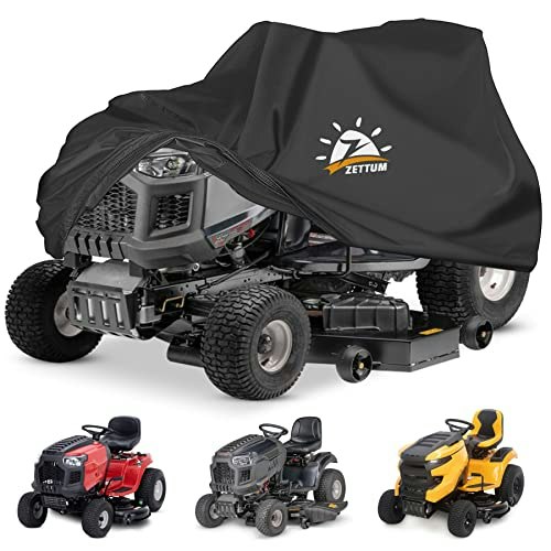 Zettum Heavy Duty Waterproof Riding Lawn Mower Cover: $31.43