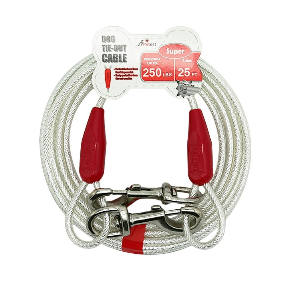 Petest 25-Foot Reflective Tie-Out Cable: $16.73 Petest 25-Foot Reflective Tie-Out Cable: $16.73