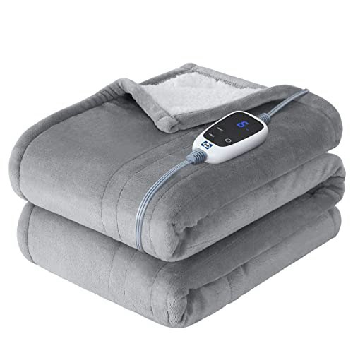 Sealy 50"x60" Electric Flannel and Sherpa Throw Blanket: $39.98 Sealy 50"x60" Electric Flannel and Sherpa Throw Blanket: $39.98