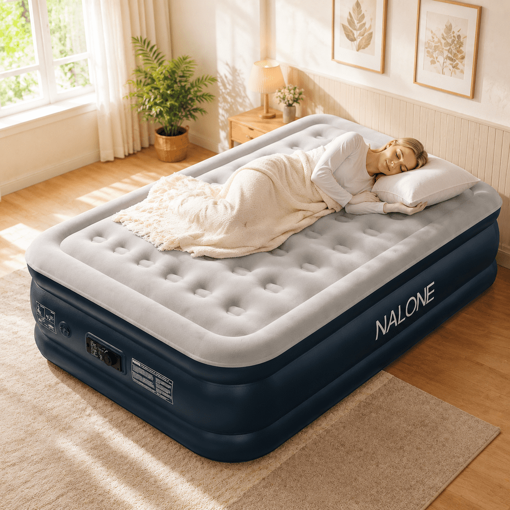 Nalone Twin 18-Inch Inflatable Air Mattress: $50.44 Nalone Twin 18-Inch Inflatable Air Mattress: $50.44