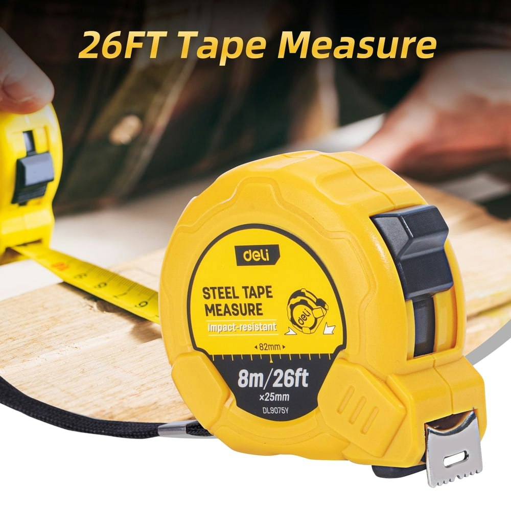 Deli 25-Foot Measuring Tape: $7.99
