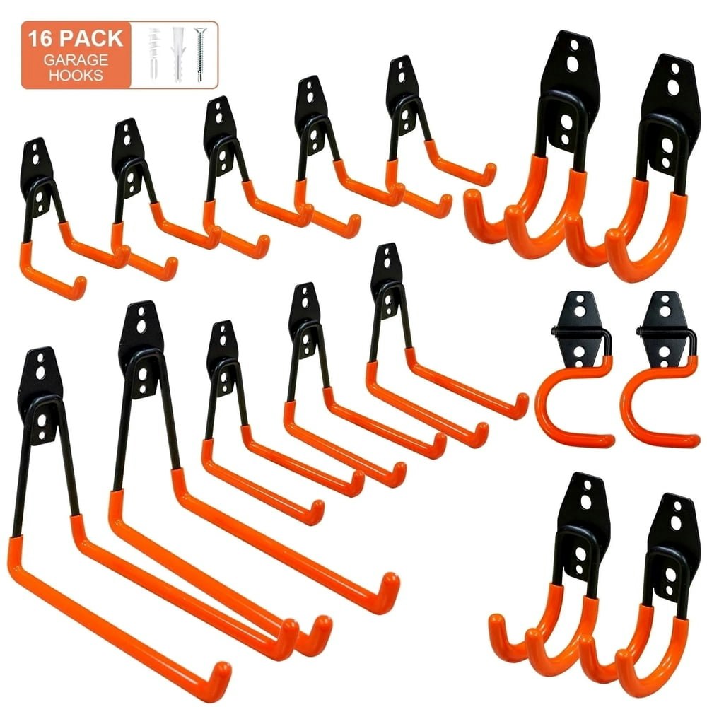 Stusgo Heavy Duty Garage Storage Hooks 16-Pack: $18.76 Stusgo Heavy Duty Garage Storage Hooks 16-Pack: $18.76