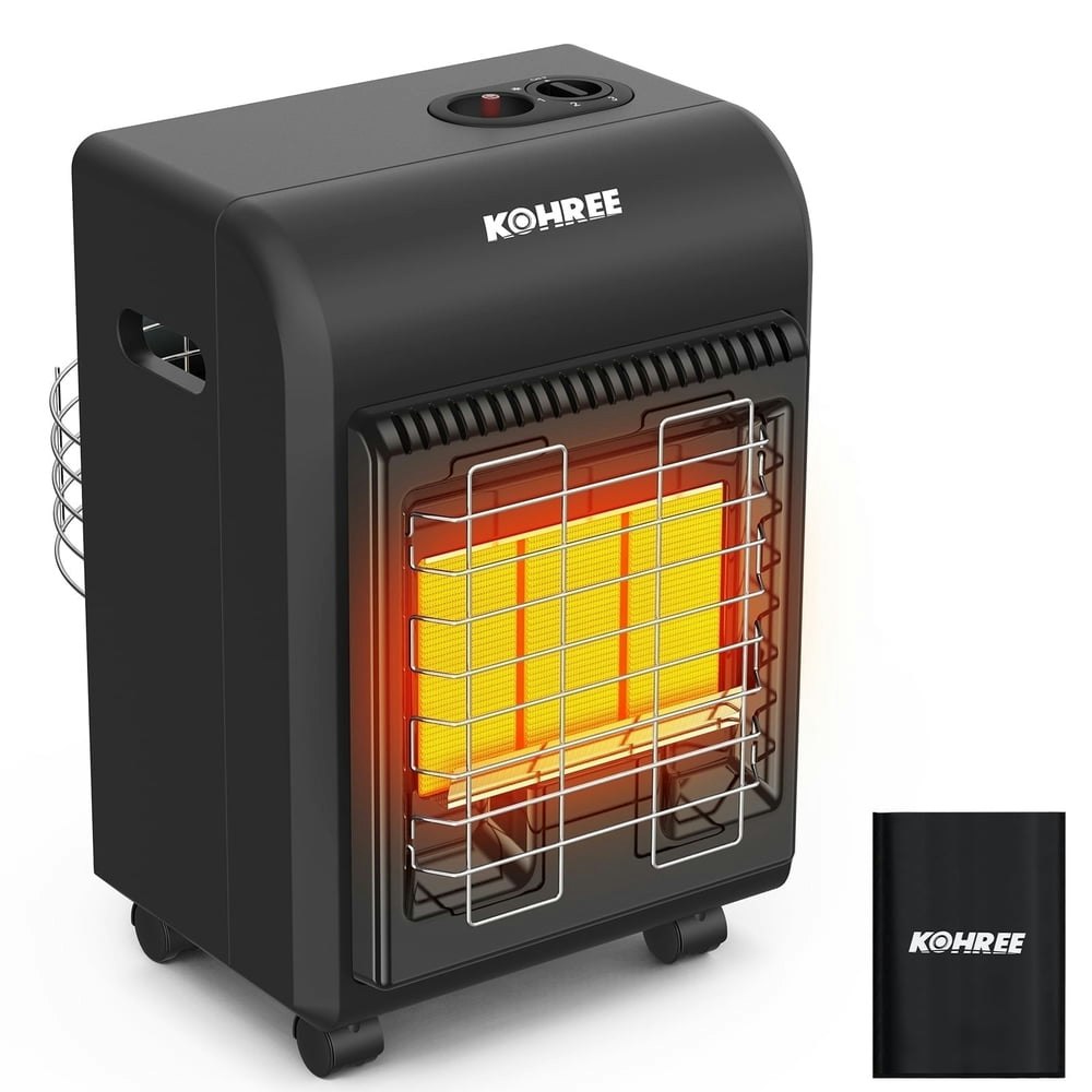 Kohree 18,000 BTU Portable Propane Cabinet Heater: $121.59 Kohree 18,000 BTU Portable Propane Cabinet Heater: $121.59
