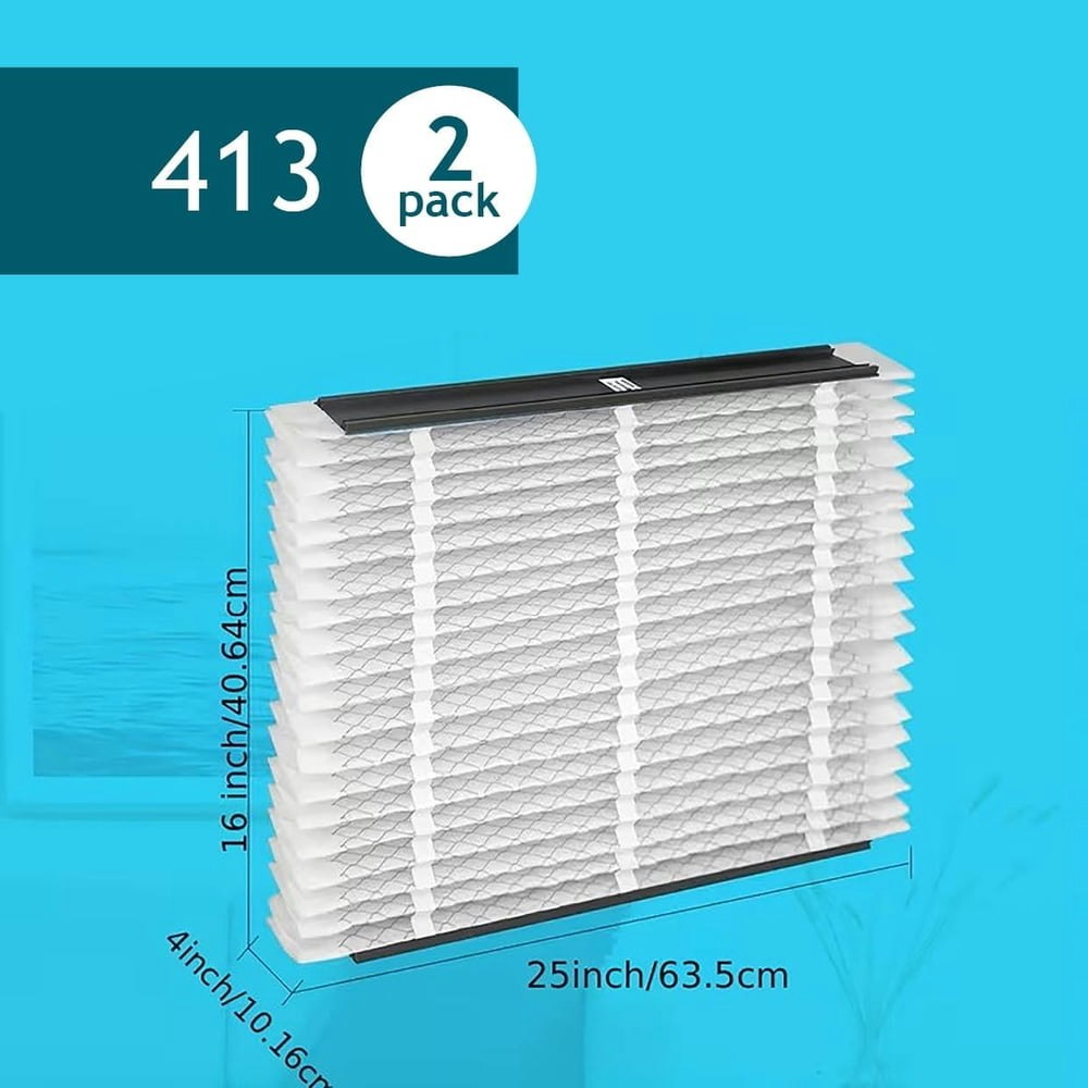AprilAire 413 MERV 13 16x25x4 Air Filter 2-Pack: $46.61