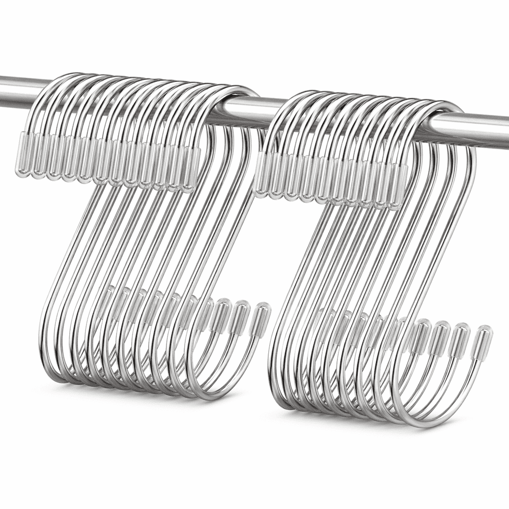 Hemivara 3.54-Inch Heavy Duty S Hooks 20-Pack: $10.44 Hemivara 3.54-Inch Heavy Duty S Hooks 20-Pack: $10.44