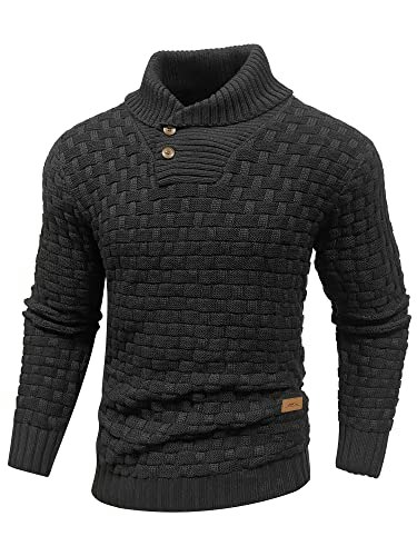 Arcciit Men's Waffle Textured Cable Knit V-Neck Sweater: $29.98 Arcciit Men's Waffle Textured Cable Knit V-Neck Sweater: $29.98