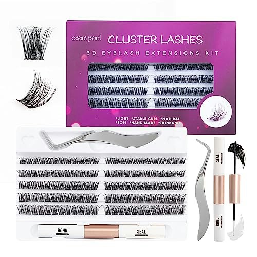 Ocean Pearl 120-Piece Lash Cluster Extension Kit: $8.48