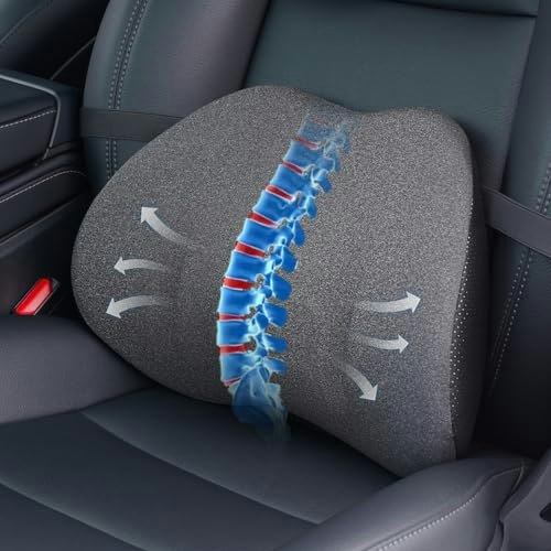 Lumbar Support Memory Foam Back Cushion: $19.54 Lumbar Support Memory Foam Back Cushion: $19.54
