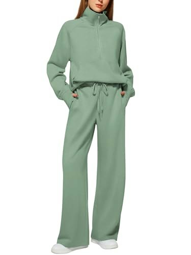 Casly Lamiit Women's 2-Piece Wide Leg Jogger Set: $33.99 Casly Lamiit Women's 2-Piece Wide Leg Jogger Set: $33.99