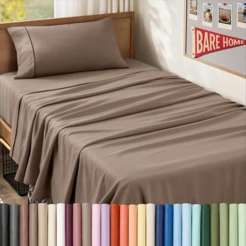Bare Home Twin XL Sheet Set: $19.77
