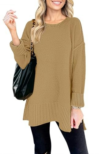 Merokeety Women's Oversized Pullover Sweater: $25.49