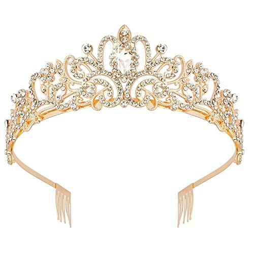 Didder Gold Crystal Tiara Headband: $8.49 Didder Gold Crystal Tiara Headband: $8.49