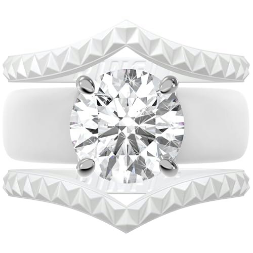 Rinfit Silicone Ring with Cubic Zirconia Stone 4-Pack: $33.93