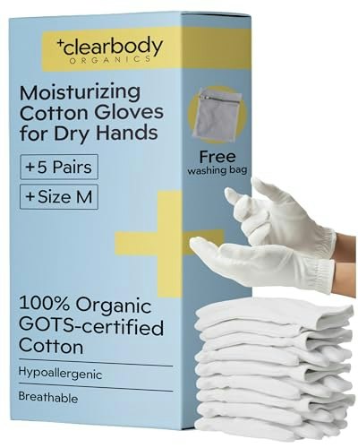 Clearbody Organics Cotton Gloves 5-Pack: $20.39 Clearbody Organics Cotton Gloves 5-Pack: $20.39