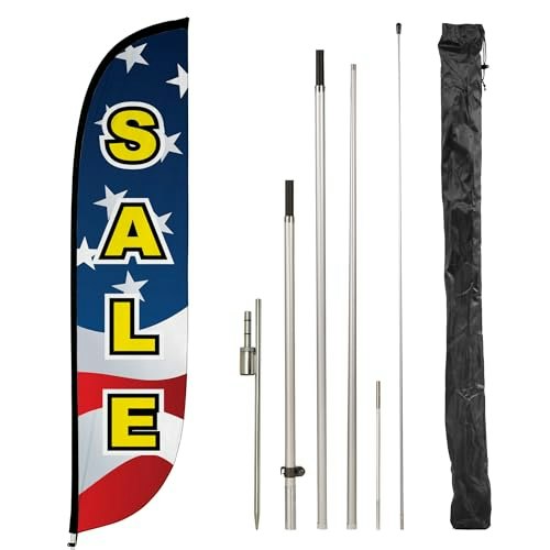 LookOurWay 12-Foot Feather Flag Pole Kit: $64 LookOurWay 12-Foot Feather Flag Pole Kit: $64