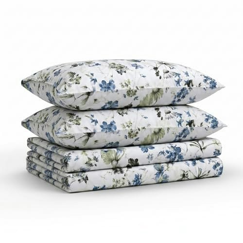 Tribeca Living 300-Thread Count Cotton Sateen Twin XL Sheet Set: $54.99
