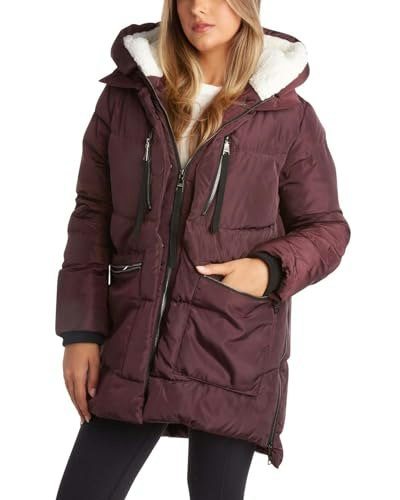 Steve Madden Women's Midlength Puffer Parka Jacket: $29.99