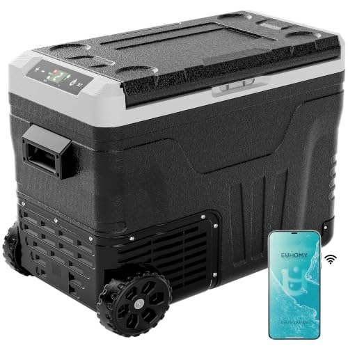 Euhomy 53-Quart 12V Portable Car Refrigerator and Freezer: $199.93 Euhomy 53-Quart 12V Portable Car Refrigerator and Freezer: $199.93
