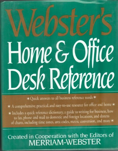 Webster's Desk Reference: $11.25 Webster's Desk Reference: $11.25