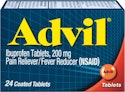 Advil Ibuprofen 200mg Tablets 24-Pack for $3 + free shipping w/ Prime