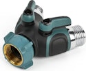 Groiha 2-Way Garden Hose Splitter for $5 + free shipping w/ Prime