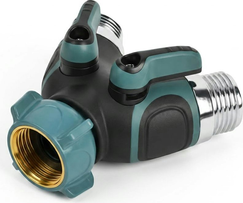 Groiha 2-Way Garden Hose Splitter: $4.99
