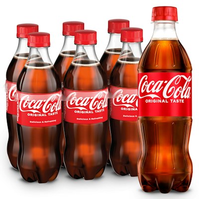 Coca-Cola 16.9-oz. Bottle 6-Pack for 4 for $14 + free shipping w/ Prime