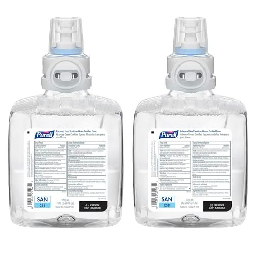 Purell CS8 Advanced Hand Sanitizer Foam Refill 1,200mL 2-Pack: $71.99 Purell CS8 Advanced Hand Sanitizer Foam Refill 1,200mL 2-Pack: $71.99