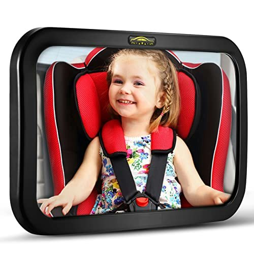 Darviqs Wide-View Baby Car Mirror: $9.59