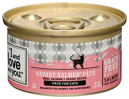 I and Love and You Salmon Pate Cat Food 3-Ounce Can: $2.98 I and Love and You Salmon Pate Cat Food 3-Ounce Can: $2.98