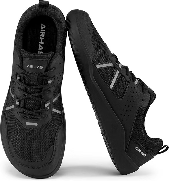 Airhas Men's Barefoot Zero Drop Breathable Gym Shoes: $19.60