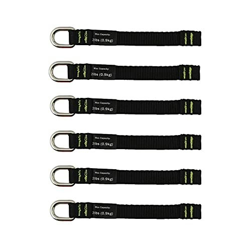 Ergodyne Squids 3700 Web Tool Tail Attachments 6-Pack: $9.08