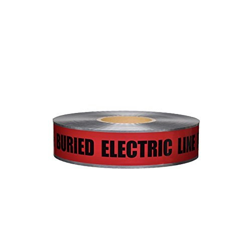 Swanson 1,000-Foot Red Detectable Caution Buried Electric Line Tape: $24.95 Swanson 1,000-Foot Red Detectable Caution Buried Electric Line Tape: $24.95