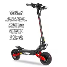 EOEOTWO GT06 1200W Off-Road Electric Scooter: $362 EOEOTWO GT06 1200W Off-Road Electric Scooter: $362